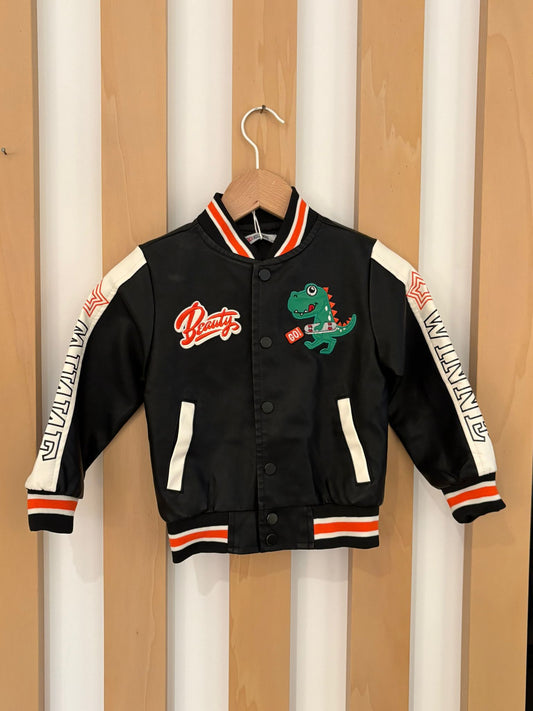 College Nero in Pelle