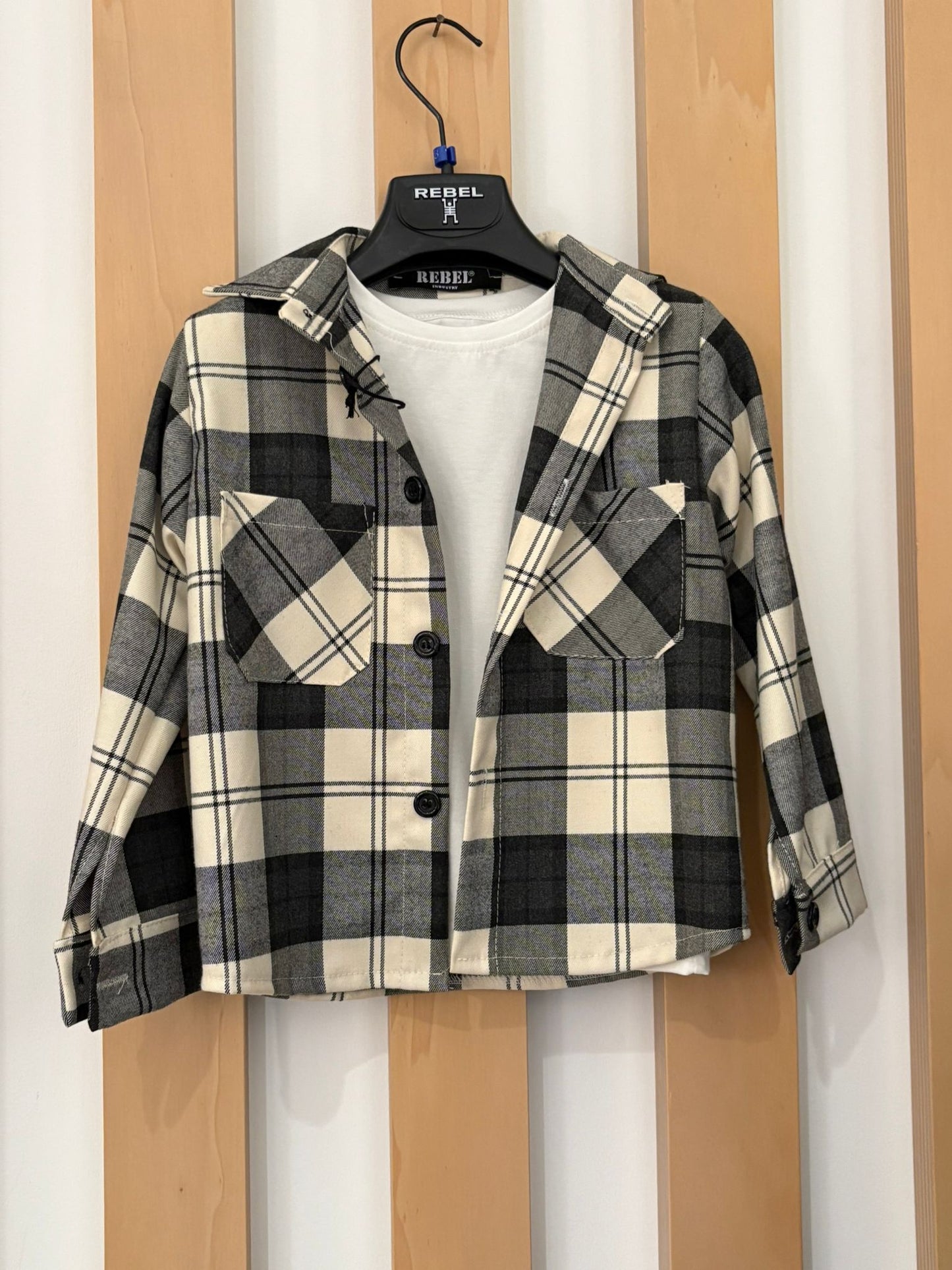 Camicia Quadri Felpata