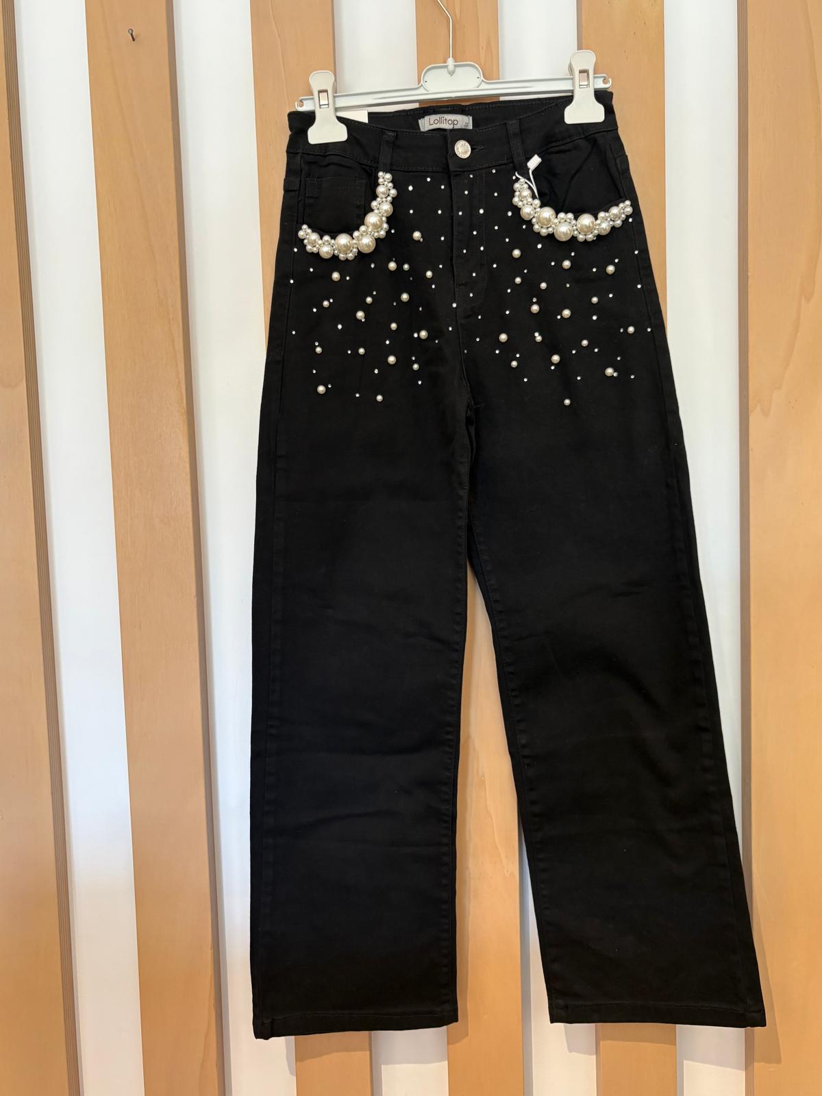 Jeans Perlato Nero